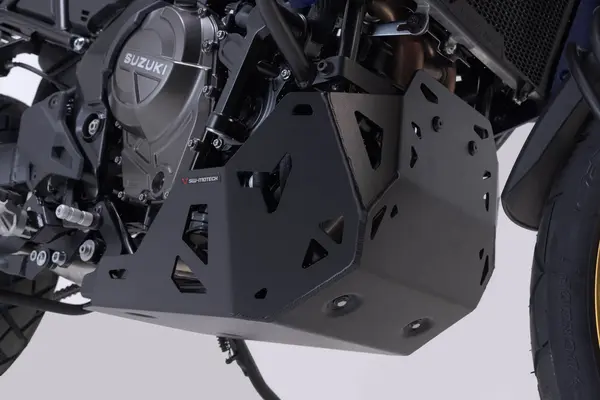 Suzuki V-Strom 800 DE [2023-2026] - barra di protezione motore nera – foto 1