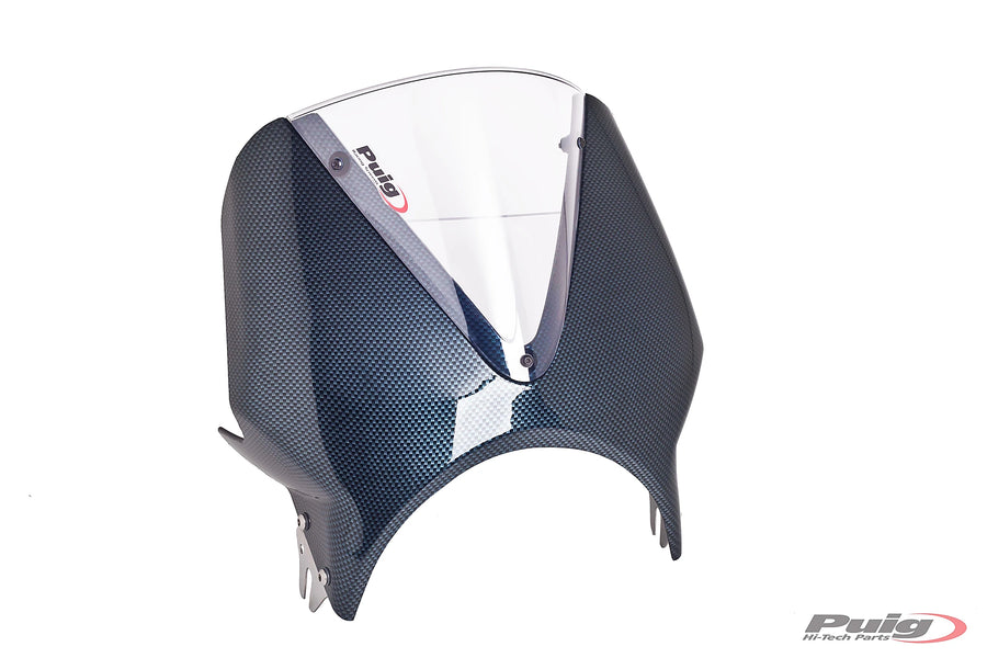 KAWASAKI W 230 [2025] - Vision Windschild | Carbon-Optik / Klar | PUIG 003CW