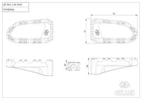 Ducati Hypermotard 1100 [GILLES TOOLING] – Poggiapiedi Pro-X Enduro