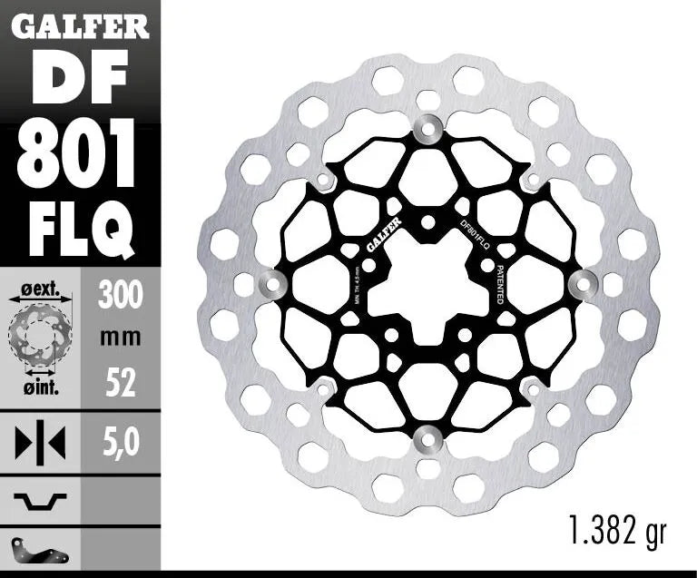 Ktm Duke 790 ABS [2018, 2020, 2022-2024] - Cubiq floating brake disc - picture 2