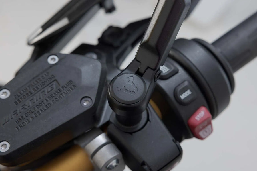 ducati hyperstrada 821 [SW-MOTECH] – Sport Spiegel-Set, langer Spiegelarm