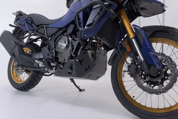 Suzuki V-Strom 800 DE [2023-2026] - barra di protezione motore nera – foto 2