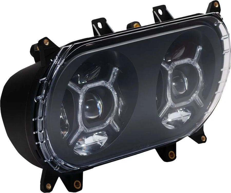 Harley Davidson FLtruse [CUSTOM DYNAMICS] – Faro anteriore a LED a doppia X
