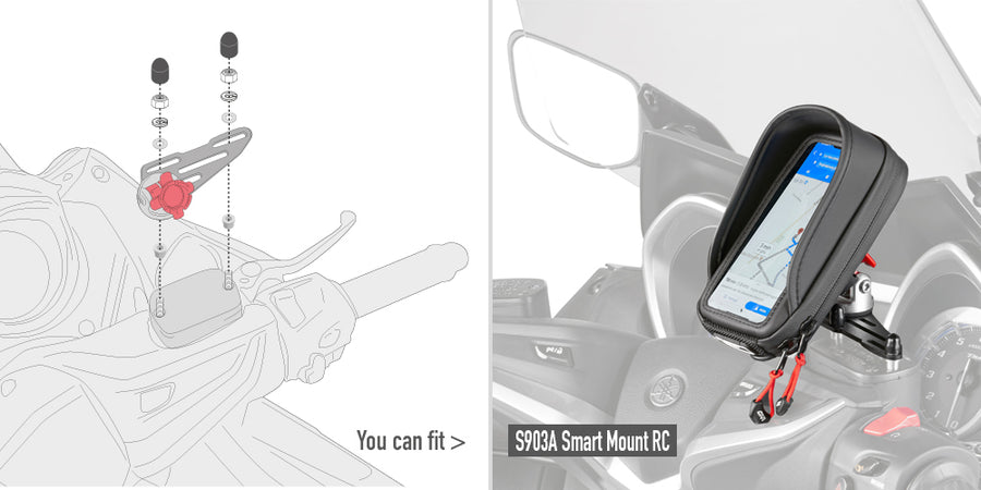 Honda Forza 750 [2021-2026] - Smart Mount RC S903A Mounting Kit