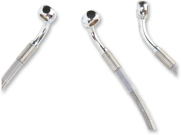 Harley Davidson flhtcui [DRAG SPECIALTIES] - Kit tubi freno prolungati in acciaio inossidabile - 0