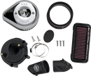 Indian CHALLENGER 108 Limited [2025-2026] - Stealth Luftfilter-Kit mit Abdeckung – Oberfläche: Silber – Bild 1
