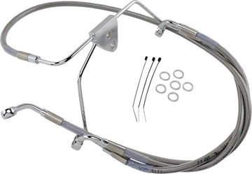 Harley Davidson flhtcui [DRAG SPECIALTIES] - Kit tubi freno prolungati in acciaio inossidabile