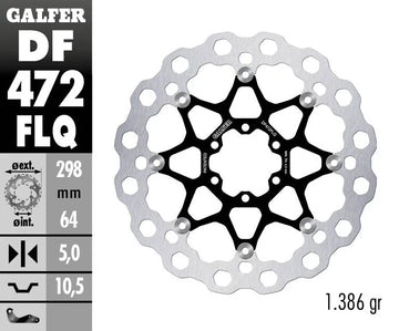 Yamaha Tz 250 [1990-1992, 1994-1995, 1997, 1999, 2007] - Cubiq floating brake disc - picture 2