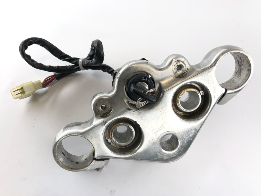 Triumph Thunderbird 900 RT T309 [1997] - blocco di accensione con serio e bridge fork sopra
