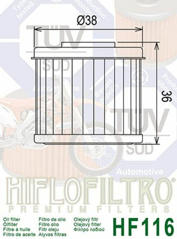 Honda CRF 450 [HIFLOFILTRO] - Ölfilter - 0