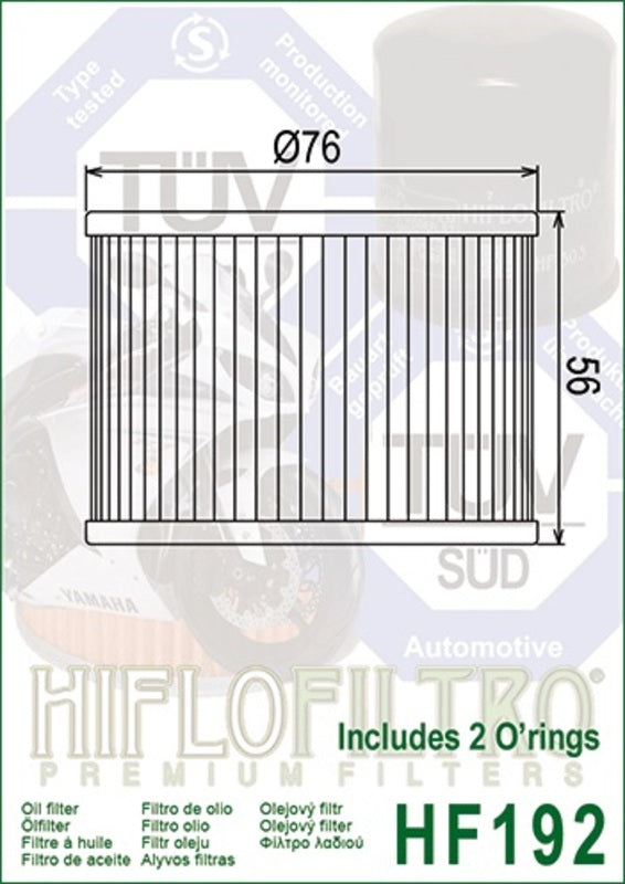 Triumph Thunderbird Classic 900 [HiFlofiltro] - oil filter