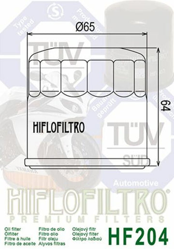 Yamaha YZF R1 [HiFlofiltro] - Racing oil filter - 0
