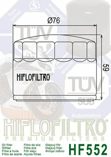 Moto Guzzi Le Mans 4 [HiFlofiltro] - oil filter - 0