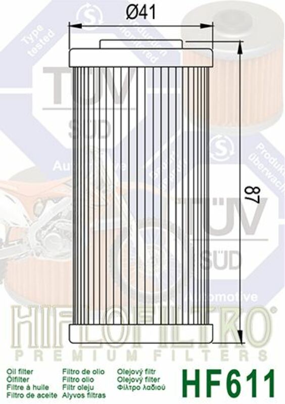 Husqvarna TE 449 [HIFLOFILTRO] - Ölfilter