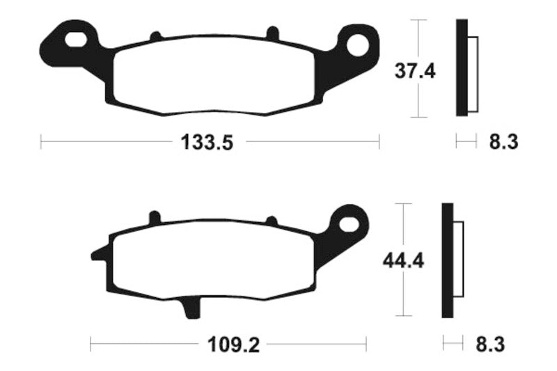 Suzuki Intruder 1500 VL [Tecnium] - brake pads