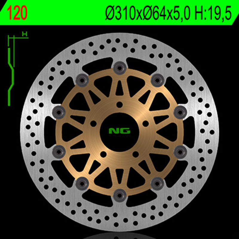 Suzuki Gsf 400 [NG BRAKE DISC] - Bremsscheibe schwimmend rund