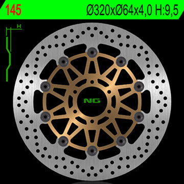 Benelli Tre 1130 K [NG BRAKE DISC] - Bremsscheibe schwimmend rund