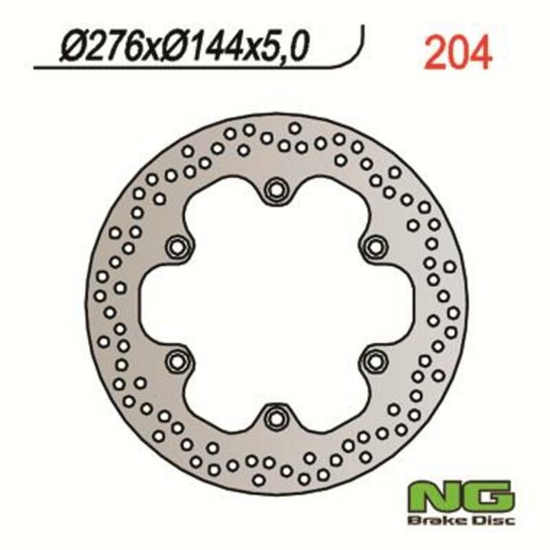 Honda Gl 1500 [NG BRAKE DISC] - disco freno tondo rigido