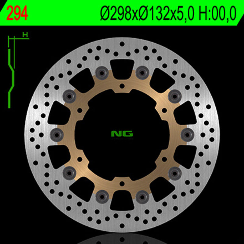 Yamaha Bt 1100 [NG BRAKE DISC] - round floating brake disc