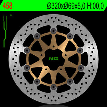 Suzuki Gsx-R 600 [NG BRAKE DISC] - disco freno rotondo flottante