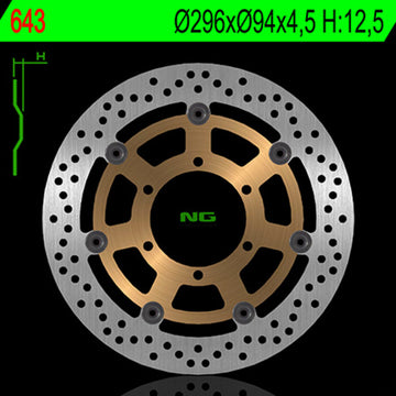Honda Vtx 1800 [NG BRAKE DISC] - disco freno rotondo flottante