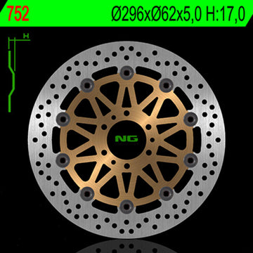 Honda Ctx 1300 [NG BRAKE DISC] - disco freno rotondo flottante