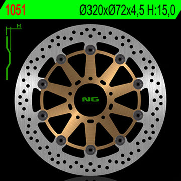 Ducati 749 [NG BRAKE DISC] - disco freno rotondo flottante