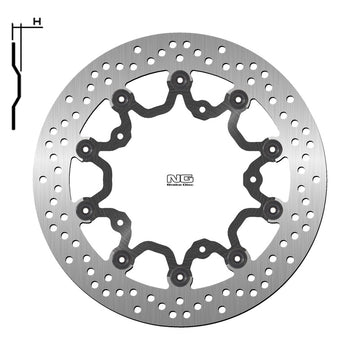 Yamaha T-Max 560 Tech Max [NG BRAKE DISC] - disco freno flottante rotondo