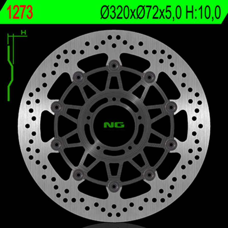 Ducati Diavel 1200 [NG BRAKE DISC] - Bremsscheibe schwimmend rund