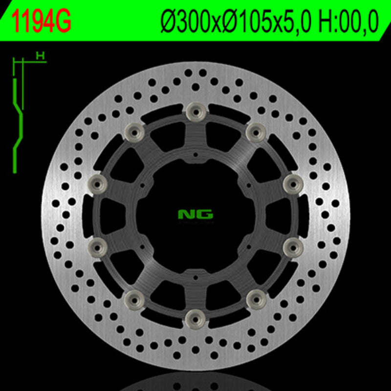 Bmw F 650 Gs Twin [NG BRAKE DISC] - Bremsscheibe schwimmend rund