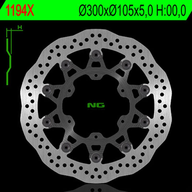Bmw F 650 Cs Scarver [NG BRAKE DISC] - Bremsscheibe Wave schwimmend