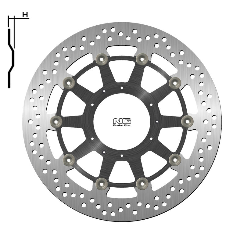 Honda Xl 1000 V Varadero Abs [NG BRAKE DISC] - Bremsscheibe schwimmend rund