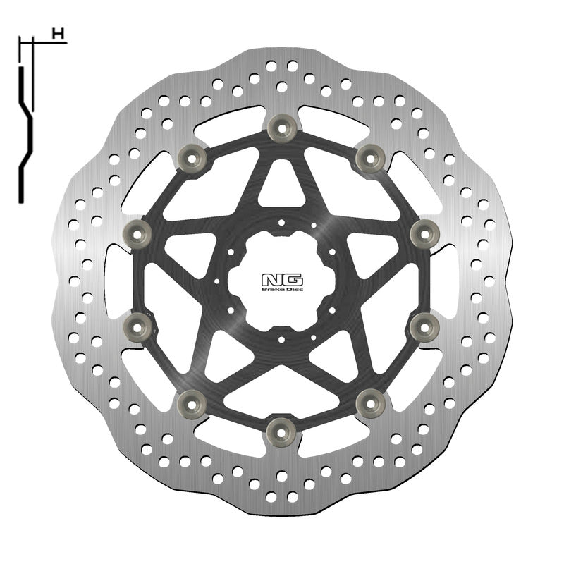 Honda Crf 1000 [NG BRAKE DISC] - Wave floating brake disc