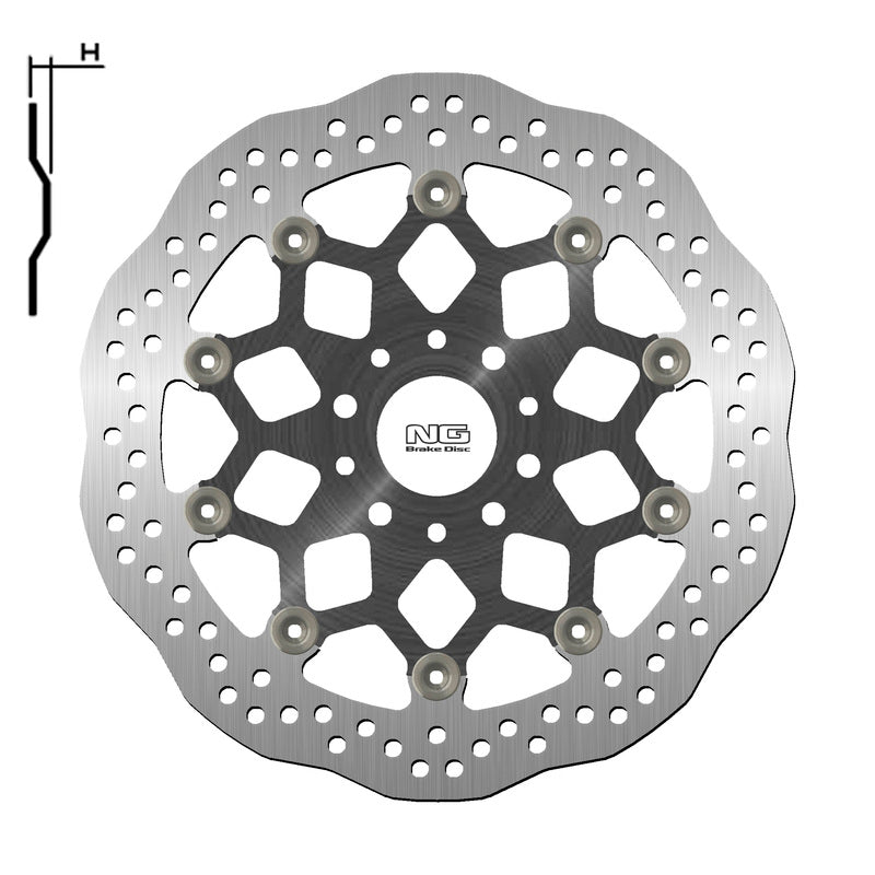 Ktm Duke 890 [NG BRAKE DISC] - Bremsscheibe Wave schwimmend