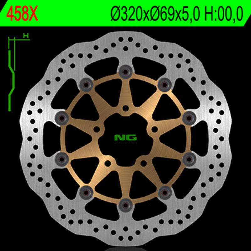 Suzuki Gsx-R 600 [NG BRAKE DISC] - Bremsscheibe Wave schwimmend