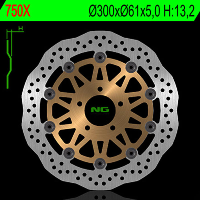 Kawasaki Zr 7 750 [NG BRAKE DISC] - Wave floating brake disc
