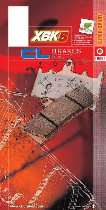 Benelli Bn 600 [CL BRAKES] - Street sintered metal brake pads - 1033XBK5 - 0