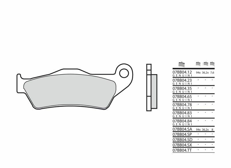 Husqvarna TE 610 [Brembo] - Pesti freno