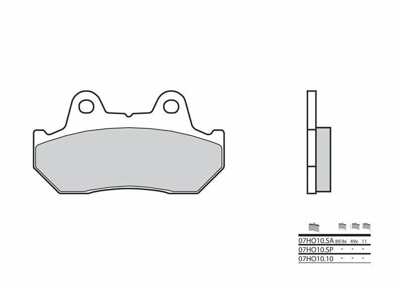 Honda NS 400 R [Brembo] - brake pads