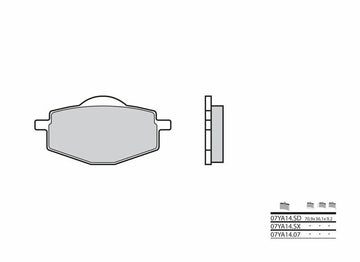 Yamaha XT 350 [Brembo] - Brake pasting