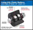 Husqvarna te 610 [all balls] - chain rolls-2