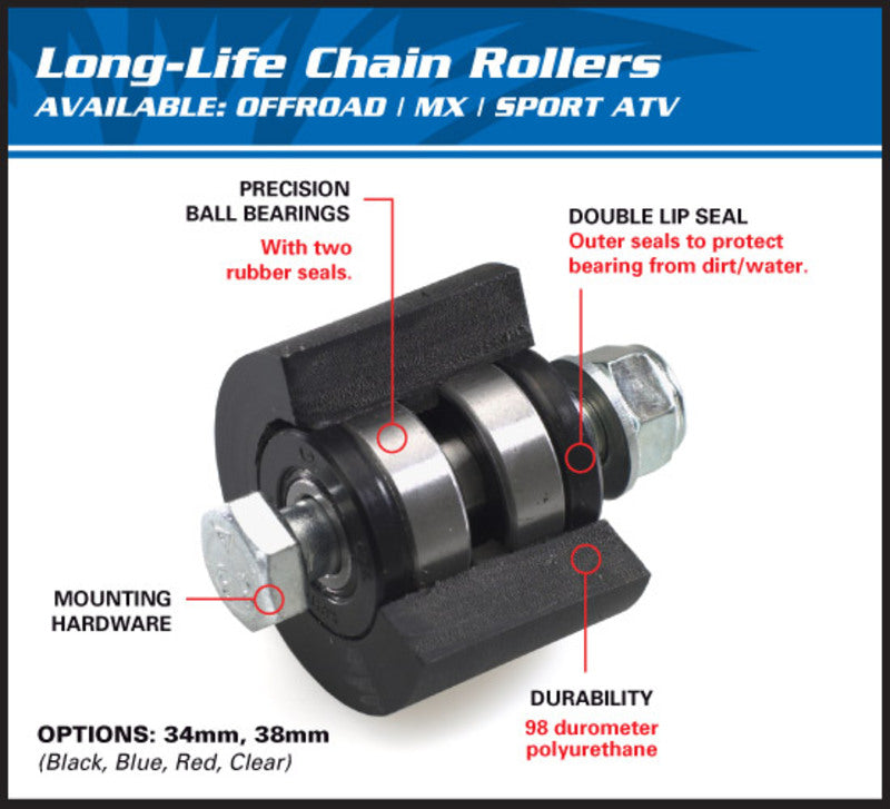 KTM 620 Adventure LC4 [All Balls] - chain rolls