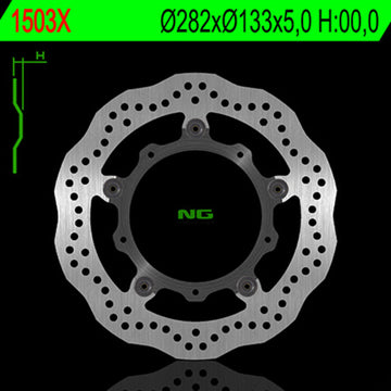 Yamaha Tracer 700 [NG BRAKE DISC] - Disco freno flottante Wave