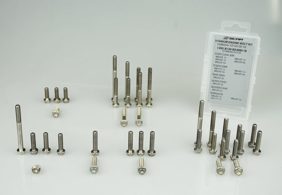 FANTIC XX 250 [2022-2026] - Engine screw kit titanium 43 screws