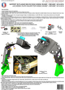 Honda CBR 650 F ABS RC74 [2014-2016] - NUMMERNHALTER ACCESS DESIGN HONDA CB650F