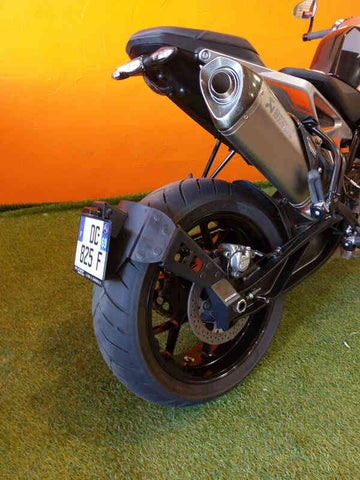 KTM 890 Duke R [ACCESS DESIGN] - portatarga all'altezza della ruota nero KTM Duke 790/890