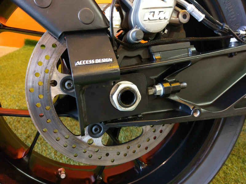 Ktm Duke 790 [ACCESS DESIGN] - Kennzeichenhalter auf Radhöhe schwarz KTM Duke 790/890