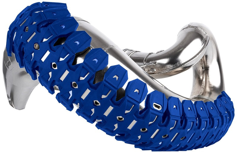 Ktm 640 [POLISPORT] - Protezione scarico Armadillo blu