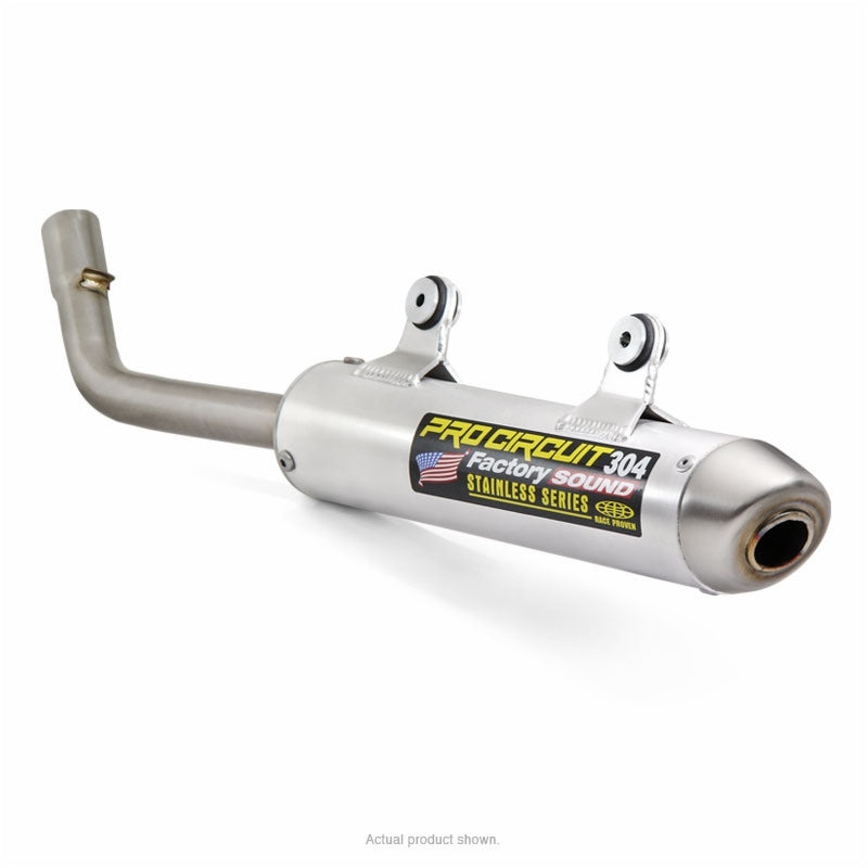 KTM 300 EXC TPI [2018-2019] - Silenziatore 304 alluminio spazzolato/fondello acciaio inox KTM