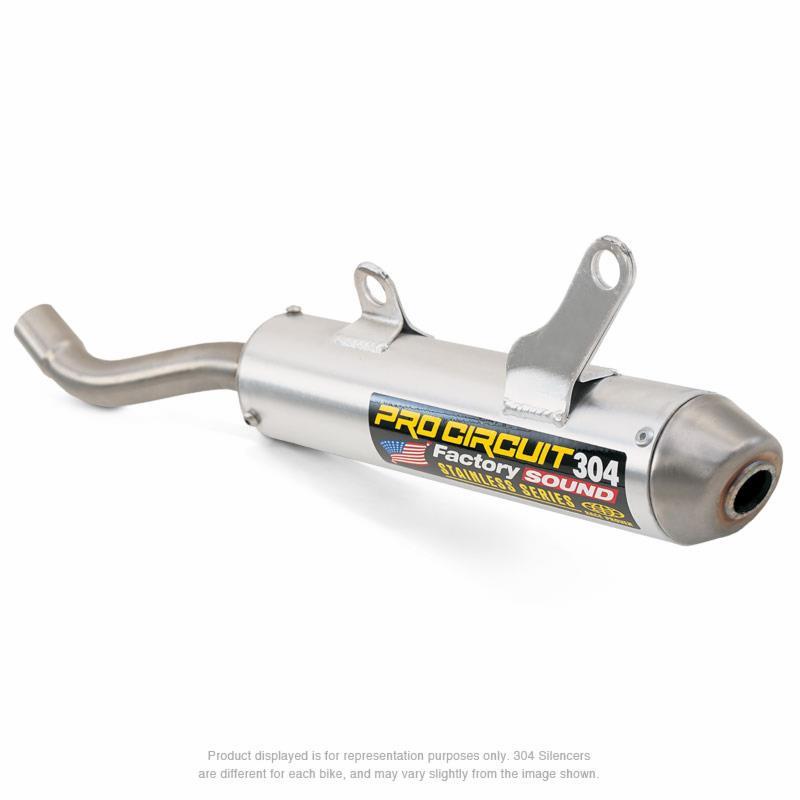 Honda CR 125 R (JE 01) [1993-1997] - 304 Schalldämpfer Aluminium gebürstet/Endkappe Edelstahl Honda CR125R